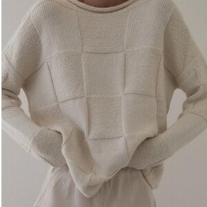 Laude the Label Heritage Basketweave Sweater